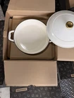 Tramontina Bestowwhite Enameled Cast Iron Casserole W/ Lid 4 Qt New. Price: $60.00.