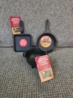 Lot X3 Lodge Cast Iron 3SK 1CK 5WS New Old Stock Wonder Skillet Seasoned Kettle. Price: $49.99.