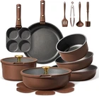 Carote 21PCS Pots Pans Set Nonstick Cookware Detachable Handle Induction New. Price: $109.99.
