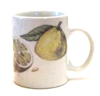 Bia Internatl Cordon Bleu Cob 13 Coffee Mug Lemon & Seeds Hand Decorated Usa Used. Price: $25.00.