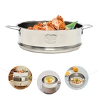 Stainless Steel Steamer 1 Tier Meat Vegetable Cooking Pot Kitchen New. Price: $18.47.