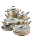 Anolon Advanced Home Hard-anodized Nonstick Cookware Set, 11 Pc, Bronze New. Price: $280.18.