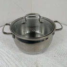 Belgique Tools Of The Trade Classique 3 Qt Stock Pot With Vented Glass Lid Used. Price: $29.99.