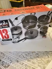 Tools Of The Trade Nonstick 13-PC. Cookware Set Stainless Steel New. Price: $67.99.