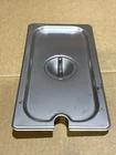 Winco Spct, 1/3 Size Slotted Stainless Steel Steam Table Pan Cover, Nsf New. Price: $15.00.