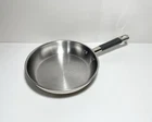 Farberware Millennium 10" Stainless Steel Fry Pan Skillet With Rubber Handle Used. Price: $17.25.