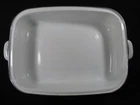 Vintage Bali Handled Lasagna Pan Roaster White Porcelain Enamel Steel 16 X12 Used. Price: $32.00.