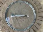 T-fal Pot Pan Glass Lid 9.25 Metal Handle Stainless Rim Vented-euc Used. Price: $15.00.