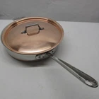 All-clad Williams Sonoma 11" Copper Core 3 Quart Saute Pan Helper Handle Lid D41 Used. Price: $199.00.