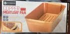 Eternal Copper Meatloaf Pan 12X5.75X3 With Non Stick Removable Tray New. Price: $29.99.