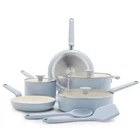 Greenpan Rio Advanced 10PC Ceramic Nonstick Cookware Set Stardew Blue New. Price: $103.99.