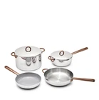 Great Jones Precious Metal 6 Piece Stainless Steel Cookware Set. New. Price: $388.98.