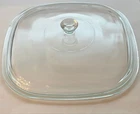 Pyrex P-10-C-1 Replacement Lid Square Clear Glass For Corningware 10" Cass Used. Price: $34.95.
