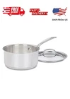 Cuisinart 719-18 Chef's Classic Stainless 2-QUART Saucepan With Cover New. Price: $33.67.