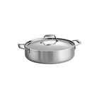 Tramontina Signature Tri-ply Clad Stainless Steel 6-QT Braiser Pan W/ Lid Cookwa New. Price: $261.59.