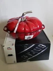 Nib Staub Cast Iron 3-QT Tomato Cocotte Cherry, Made In France New. Price: $299.99.
