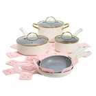 Paris Hilton Epic Nonstick Pots And Pans Set, Multi-layer 12-PIECE, Cream New. Price: $135.59.