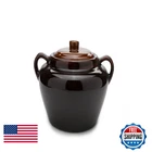 Fox Run Stoneware Bean Pot 9.75 Brown 0350COM. Price: $62.65.