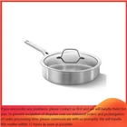 Calphalon 3QT Stainless Steel Saute Pan With Lid New. Price: $64.99.
