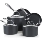 Cooks Standard 8-PIECE Nonstick Hard Anodized Induction Set, Black New. Price: $284.99.