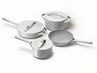 Caraway 12 Pc. Non-stick Cookware Set W/ Complimentary Storage, Gray New. Price: $379.99.