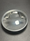 Calphalon Glass Stainless Steel Replacement Strainer Lid Inner 6 3/8 Outer 7" Used. Price: $9.99.