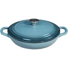 Flavehc Braiser Enameled Cast Iron 2.25 Qt Pan With Lid Slateblu New. Price: $67.98.