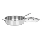 Cuisinart 5.5 Quart Saute Pan Stainless Steel Lid Induction Gas Electric Cover New. Price: $74.99.