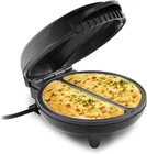 Holstein Housewares Omelet Maker Black Stainless Steel 2-NON-STICK Sections Usa New. Price: $28.03.