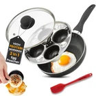 Eggssentials 2 In 1 & Poacher Pan, Granite Nonstick Fry Poach... New. Price: $64.27.