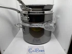 Hestan 11 Pan, 8QT Pot, 3.5QT Saut Nanobond Titanium. Made In Italy. Used. Price: $700.00.
