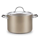 Cooks Standard Classic 8-QUART Stock Pot Dutch Oven Casserole Glass Lid Hard New. Price: $91.78.