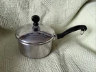 Farberware 18/10 Stainless Steel Quart Saucepan Pot & Lid Great Condition Used. Price: $20.04.