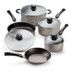 Tramontina 9-PIECE Non-stick Cookware Set, Champagne New. Price: $35.96.