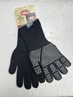 New - Expert Grill Silicone Dotted Heat Resistant Bbq Black Gloves. Price: $10.37.