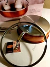Parini Cookware Stainless Saute Pan Glass Lid 9.5 Inch Stove Top Dishwasher. New. Price: $18.00.