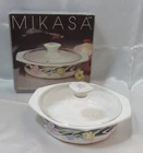 Vintage Mikasa 522 Charisma Black 3/4 Qt. Casserole Fire & Ice Bakeware AA004 New. Price: $24.99.