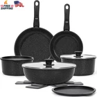 15PCS Pots Pans Stick, Cookware Sets With Detachable Handle, New. Price: $71.81.