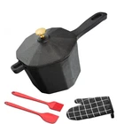 Ukenem Cast Iron Sauce Pan With Lid, Basting Small, BLACK-1 New. Price: $28.64.