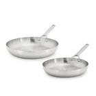Greenpan X Bobby Flay Stainless Steel 10 & 12 Frying Skillet Set New. Price: $147.00.