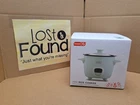Dash Mini Rice Cooker Cup 200W Mint Green One Touch Keep Warm W/ Accessories Open. Price: $35.00.