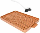 Copper Chef Barbecue Grill Pan Griddle 12" X 18" Design Non Stick New. Price: $38.99.