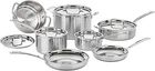 Cuisinart Piece Cookware Set, Multiclad Pro Triple Ply, Silver, MCP-12N New. Price: $379.00.