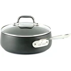 All-clad HA1 Hard-anodized Nonstick 2.5-QT. Saucepan With Lid New. Price: $25.00.