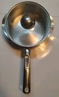 Wear Ever 2 Qt Stainless Steel Sauce Pot Double Spouts With Strainer Lid Used. Price: $29.99.