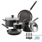 Farberware Easy Clean 12 Pcs Nonstick Cookware Set With Cooking Tools, Black New. Price: $55.67.