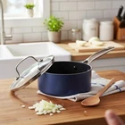 Blue Diamond 2QT Nonstick Saucepan With Lid, Pfas-free & Oven Safe, New. Price: $34.77.
