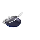 Msmk Non Stick Frying Pan Set Lid Blue 12-INCH Durable Skillet Titanium And New. Price: $100.09.