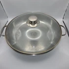 Tools Of The Trade Belgique 11 Sauteuse Stainless Steel Pan Used. Price: $25.00.