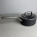 Ninja Foodi Neverstick 1.5 Qt Pot Saucepan W/ Glass Lid Oven Safe Used. Price: $29.99.